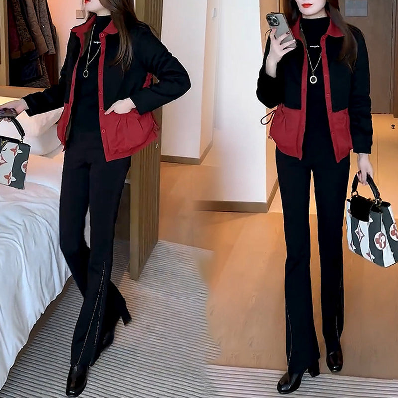 ❄️Winter-Specials❄️ Stilvolle warme Damenjacke mit Taschen