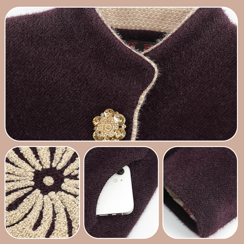 ❄️Winter Specials❄️ Warme, bedruckte Plüschjacke für Frauen im Winter