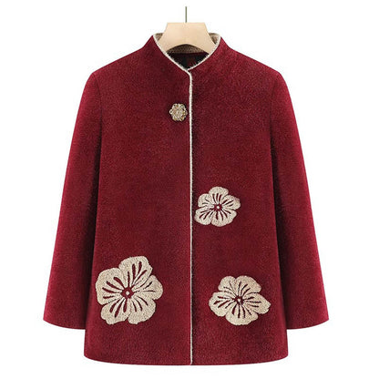 ❄️Winter Specials❄️ Warme, bedruckte Plüschjacke für Frauen im Winter