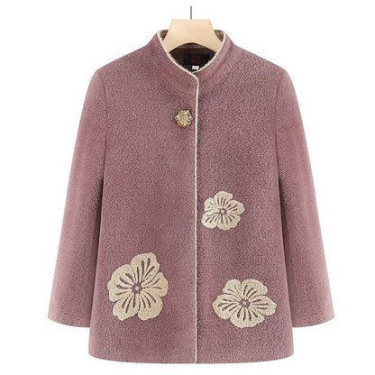 ❄️Winter Specials❄️ Warme, bedruckte Plüschjacke für Frauen im Winter
