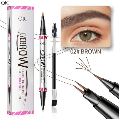 💜 AKTION AM LETZTEN TAG - 1 X KAUFEN, 1 X GRATIS💜Doppelendiger Augenbrauenstift