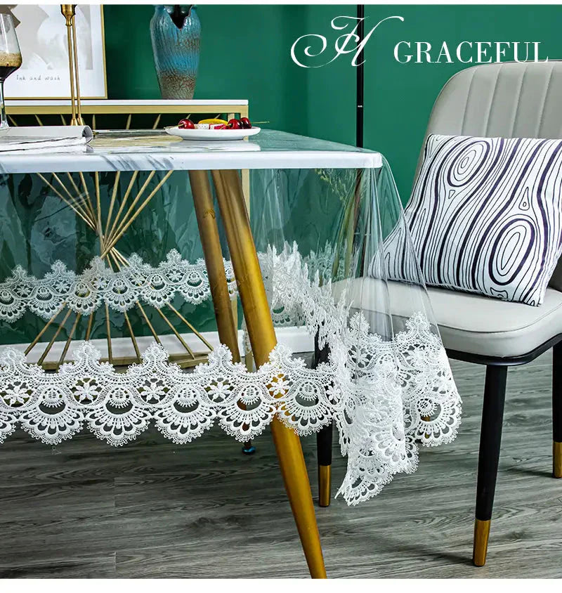 🎊Ideales Geschenk🎁🎊 - Wasser- und ölbeständiges PVC-Tischtuch