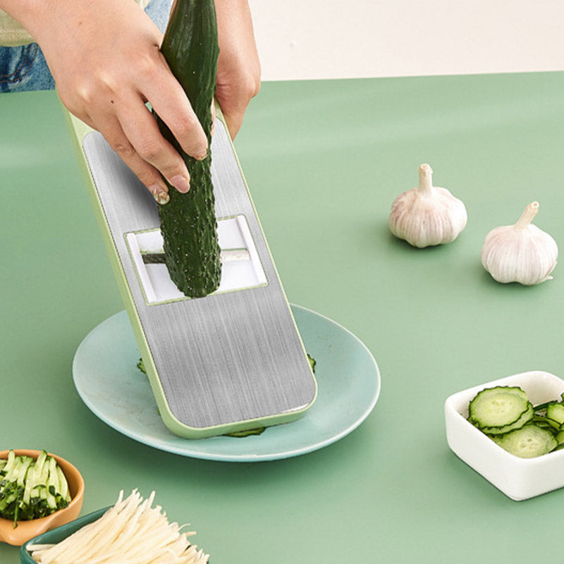 ✨Multifunktionaler 7-in-1 Küchenzerkleinerer aus Edelstahl mit Handschutz🎁👩‍🍳