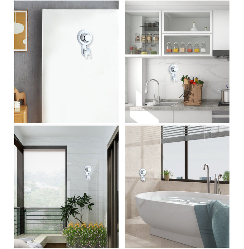 🌈2025 Neues Design✨Wiederverwendbarer rotierender Saugnapfhaken