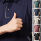 ✨2025 Neue Ankunft✨Herren Ice Silk Business Casual Revers Shirt👚