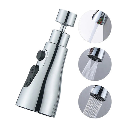 ✨💧360 Grad rotierender Hochdruck Wasserhahn + Adapter