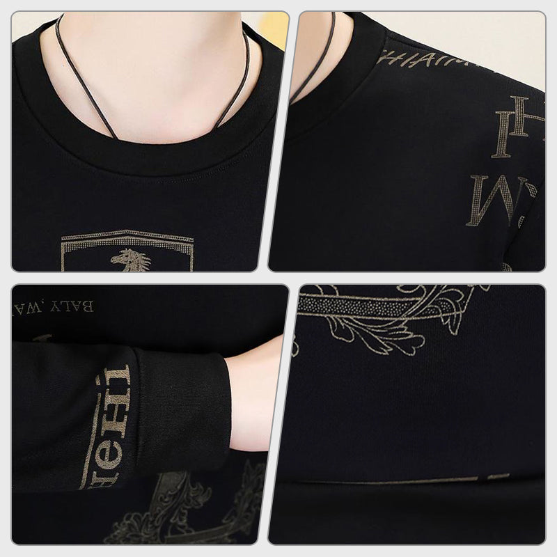 🔥✨40% Rabatt im Neujahrsangebot🔥Lockeres Business-Casual-Oberteil mit Rundhalsausschnitt für Herren