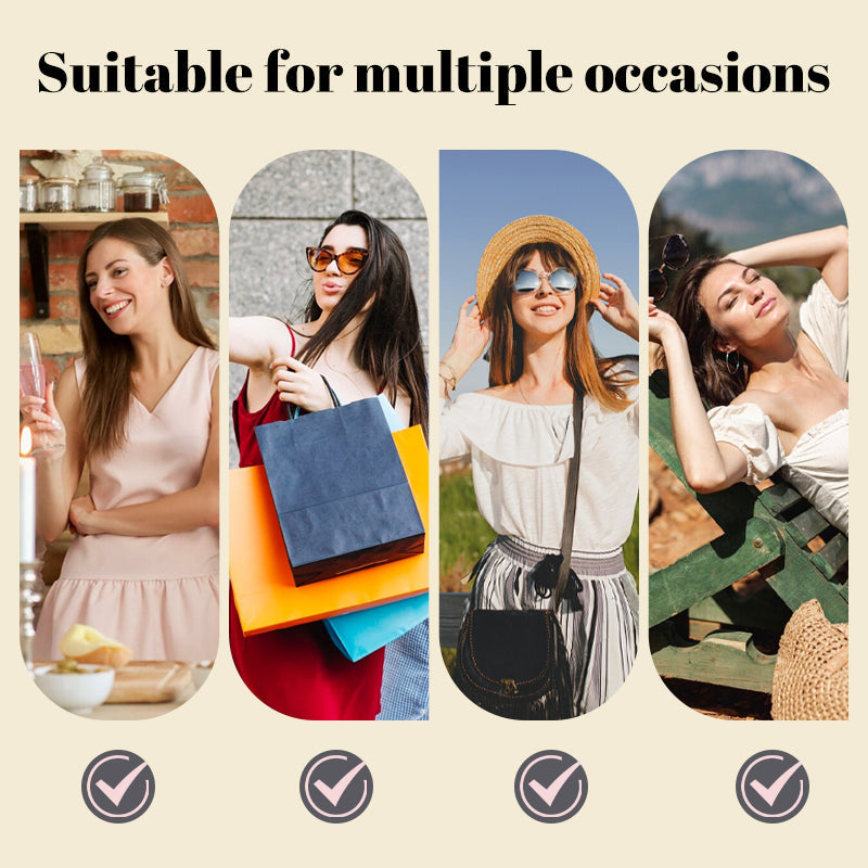 💙🌸Elegantes Plisseekleid mit Rundhalsausschnitt und Gürtel