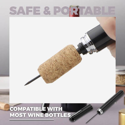 🍷✨ Druckluft-Flaschenöffner – Perfekter Wein ohne Korkreste! ✨😊 Einfach & kraftvoll, für unvergessliche Genussmomente. ♻️ Langlebig & nachhaltig.
