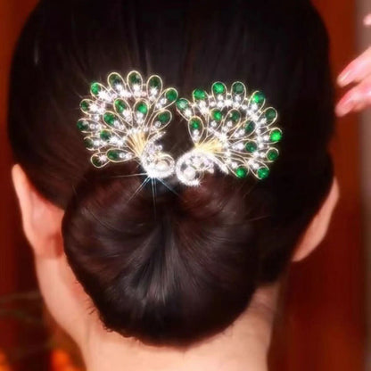 💞Kaufen Sie 1 und erhalten Sie 1 gratis🦚Modischer Retro-Pfauenhaarschmuck
