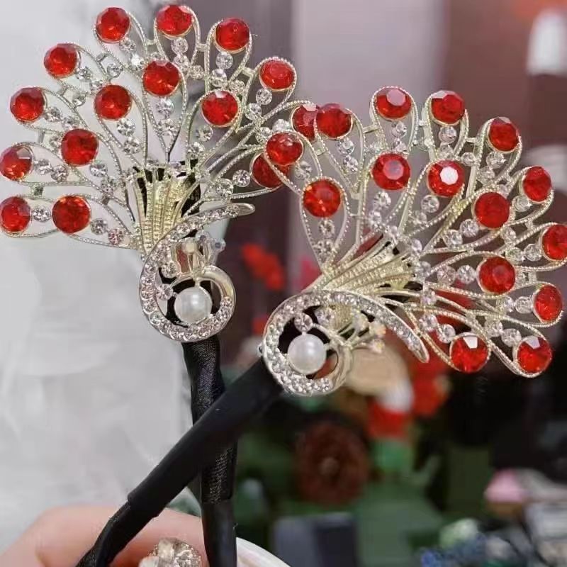 💞Kaufen Sie 1 und erhalten Sie 1 gratis🦚Modischer Retro-Pfauenhaarschmuck