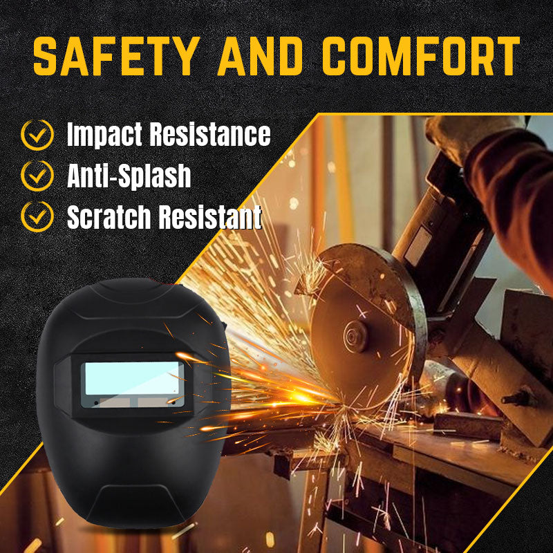 2025 Neues Upgrade🛡️✨Leichte, robuste 2-in-1-Schweißmaske und Schutzbrille