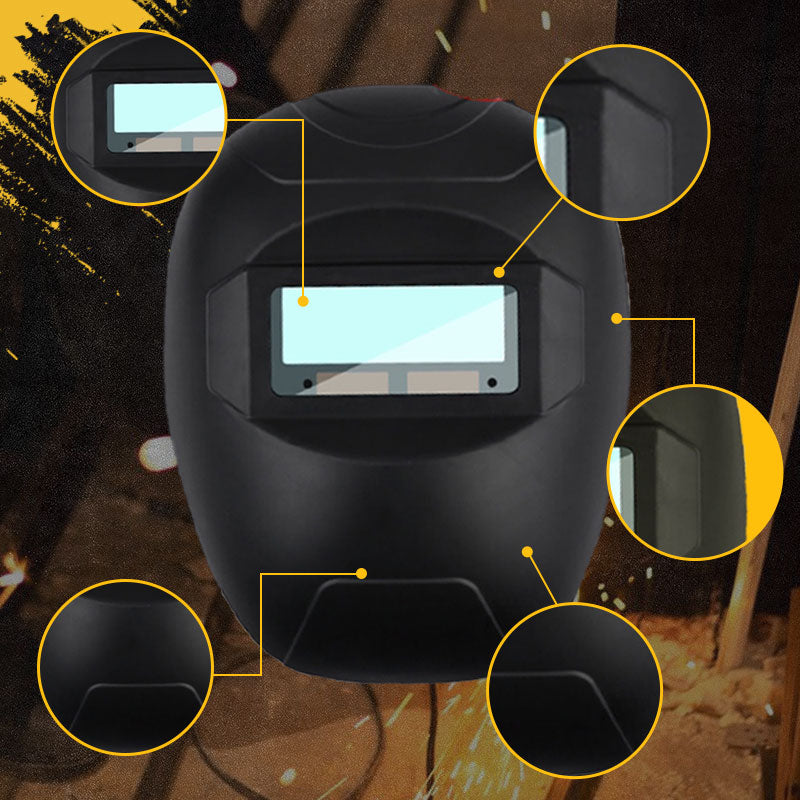 2025 Neues Upgrade🛡️✨Leichte, robuste 2-in-1-Schweißmaske und Schutzbrille