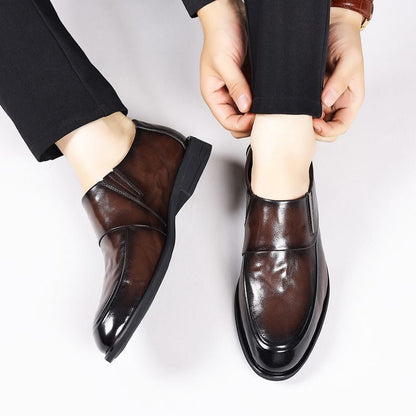 🔥2025 Brandneues Design✨👞 Luxuriöse handgefertigte Herren Lederschuhe.