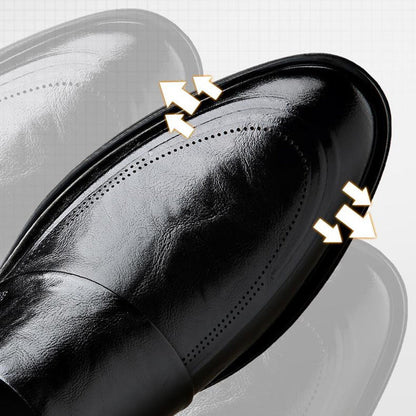 🔥2025 Brandneues Design✨👞 Luxuriöse handgefertigte Herren Lederschuhe.
