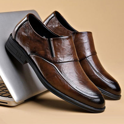 🔥2025 Brandneues Design✨👞 Luxuriöse handgefertigte Herren Lederschuhe.
