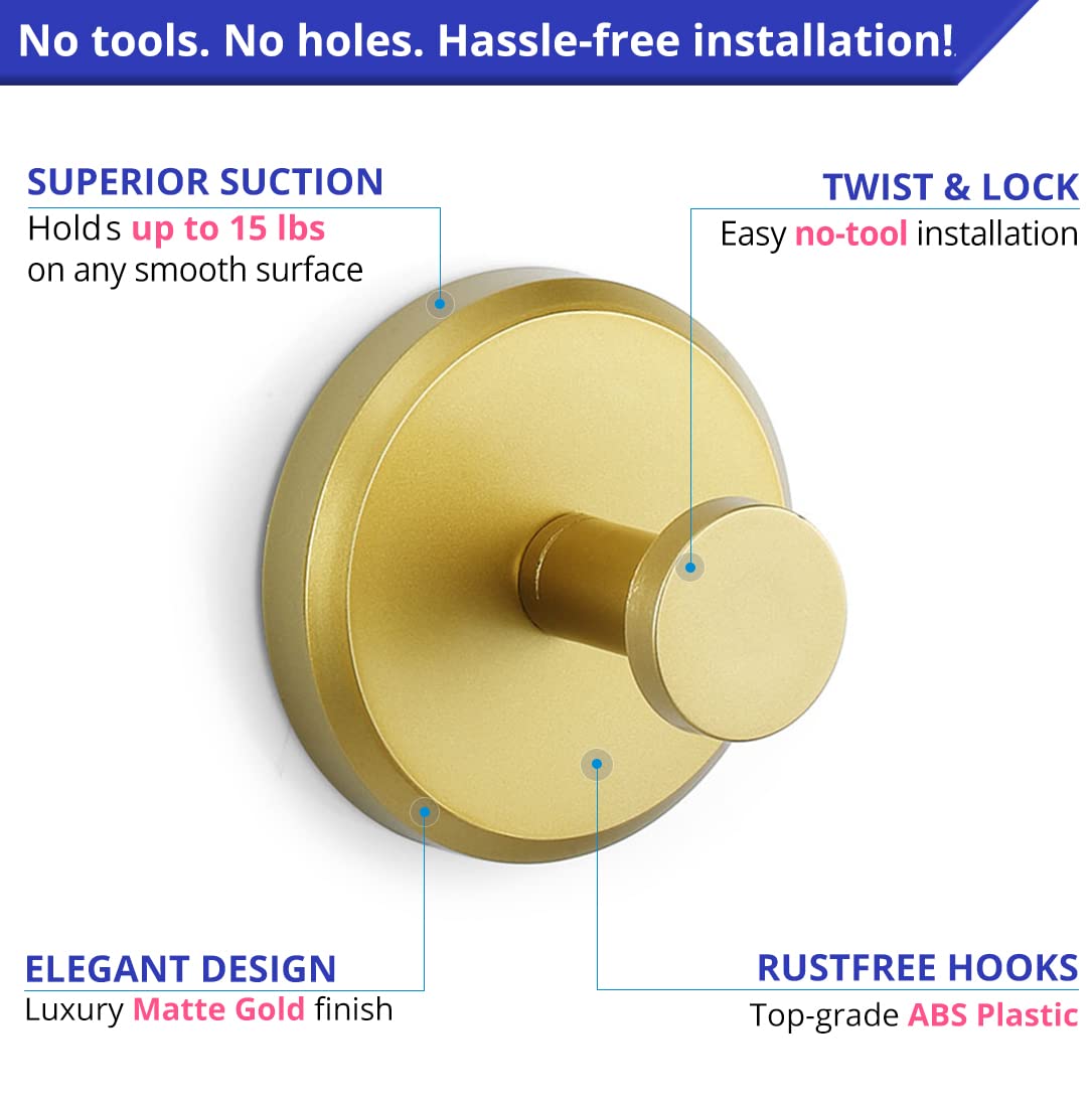 🚪 50% RABATT! ✨ Edelstahl Wandhaken (304) – Selbstklebend, ohne Bohren – Rostfrei, Wasserfest & Ideal für Bad/Küche/Tür 🛁