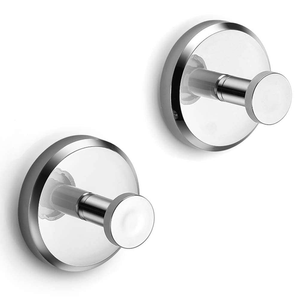 🚪 50% RABATT! ✨ Edelstahl Wandhaken (304) – Selbstklebend, ohne Bohren – Rostfrei, Wasserfest & Ideal für Bad/Küche/Tür 🛁