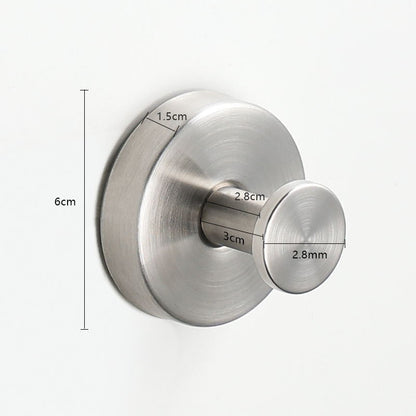 🚪 50% RABATT! ✨ Edelstahl Wandhaken (304) – Selbstklebend, ohne Bohren – Rostfrei, Wasserfest & Ideal für Bad/Küche/Tür 🛁