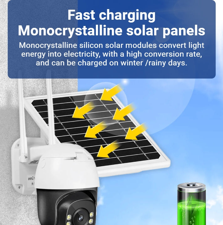 🔥🔥HEIßER SALE 50% RABATT🔥🔥Intelligente kabellose Solarüberwachungskamera🎥