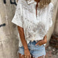 🌸NEUER SCHNÄPPCHEN🔥 Lässiges Button-Down-Shirt mit Print für Damen👗