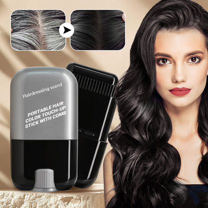 ✨2025 Neues Design✨💕Portabler Haarfärbestift mit Kamm