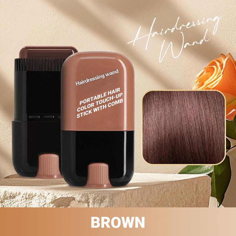✨2025 Neues Design✨💕Portabler Haarfärbestift mit Kamm