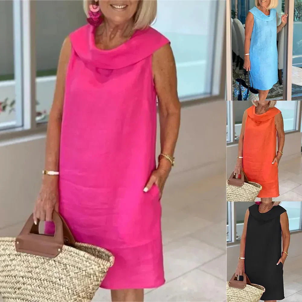 💖Heißer Frühlingsverkauf🌟Sommerkleid mit Rüschenkragen