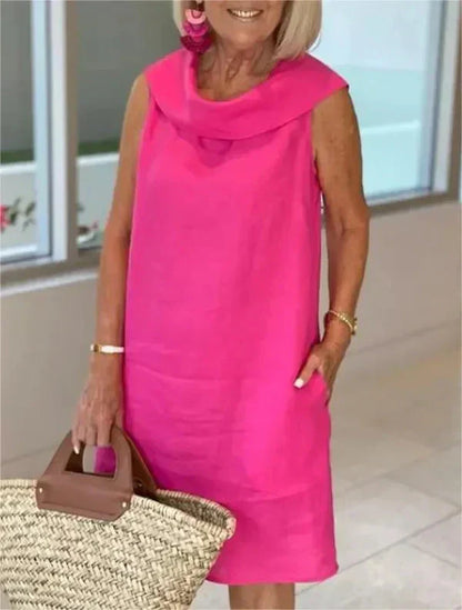💖Heißer Frühlingsverkauf🌟Sommerkleid mit Rüschenkragen