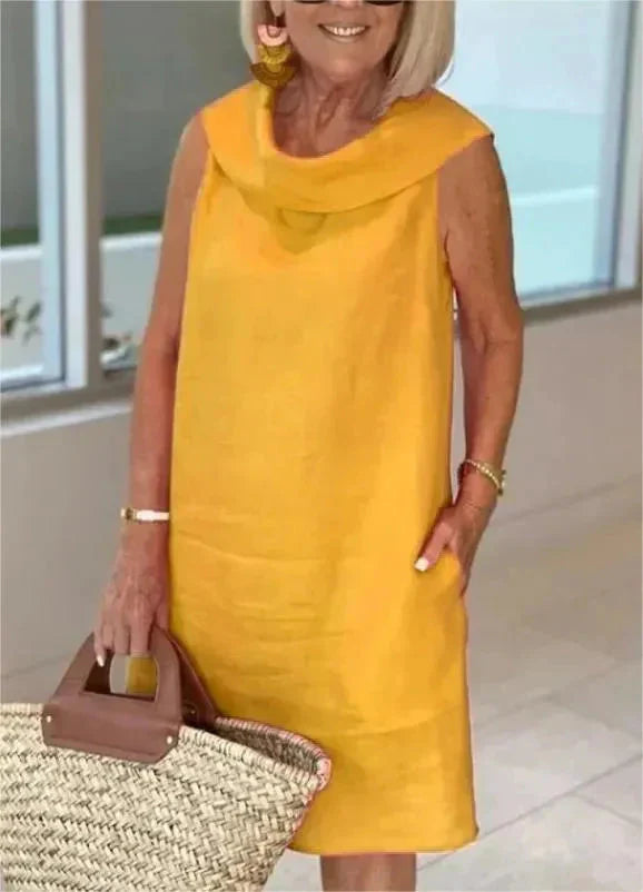 💖Heißer Frühlingsverkauf🌟Sommerkleid mit Rüschenkragen