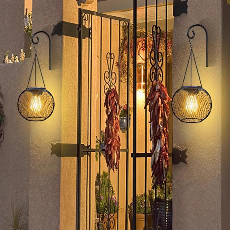 Solar Hängelampe für Garten & Terrasse – Wetterfeste Metall-Laterne für Stimmungsvolle Außenbeleuchtung