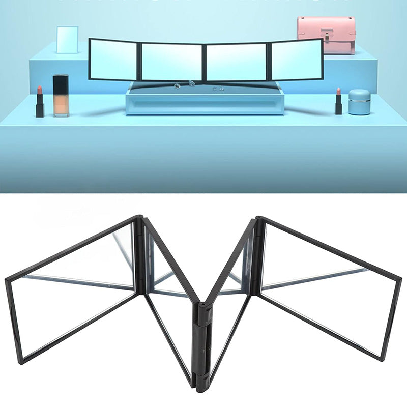 🔥Hot Sale 49% Off🔥🎁Multi Angle Folding Mirror for Self Haircutting - Head Back View Available