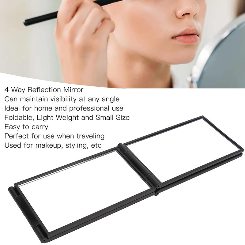 🔥Hot Sale 49% Off🔥🎁Multi Angle Folding Mirror for Self Haircutting - Head Back View Available
