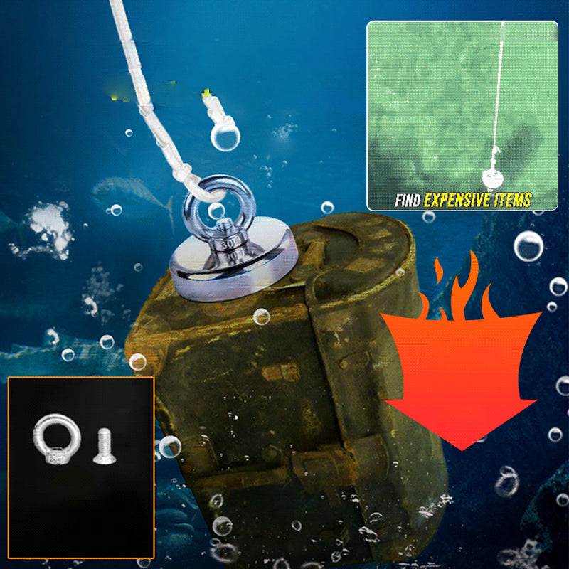 🔥Hot Sale🔥Tiefwasser-Magnetbergung Gold, Silber, Schatz, Münze Magnet Set