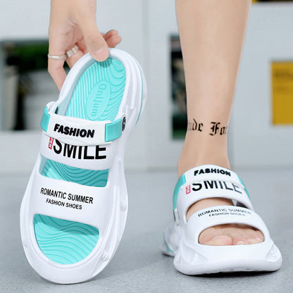 🔥2025 heißer Verkauf🔥chunky gepolsterte Sandalen mit einem schwellähnlichen Griff
