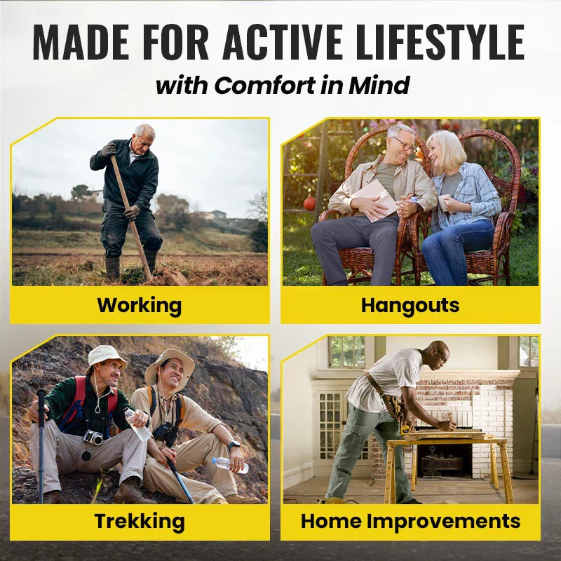 💖HOT-SALE 75% RABATT👖Strapazierfähige Ultra Comfort Loose Fit Hose mit mehreren Taschen