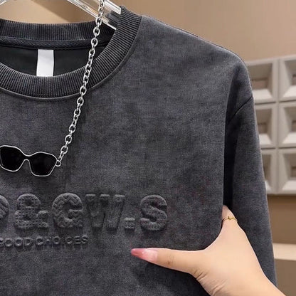 🔥2025 Heißer Verkauf✨🔥Lässiges Herren Sweatshirt mit Rundhalsausschnitt（50% OFF）