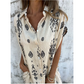 💕New Arrival Hot Sale 💕Loose Passform Bedrucktes Kurzarmkleid mit Taschen