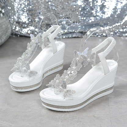 🩴✨2025 Neueste offene Schmetterlings-Pailletten-Sandalen
