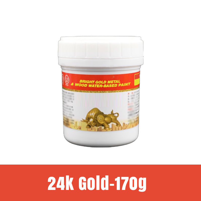 🔥2025 Verkauf zum halben Preis✨Goldglänzende Metall- und Holzfarbe auf Wasserbasis🏠