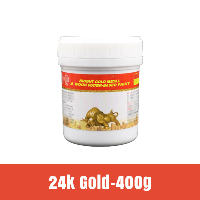 🔥2025 Verkauf zum halben Preis✨Goldglänzende Metall- und Holzfarbe auf Wasserbasis🏠