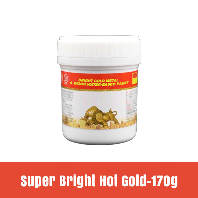 🔥2025 Verkauf zum halben Preis✨Goldglänzende Metall- und Holzfarbe auf Wasserbasis🏠