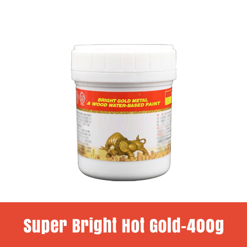 🔥2025 Verkauf zum halben Preis✨Goldglänzende Metall- und Holzfarbe auf Wasserbasis🏠