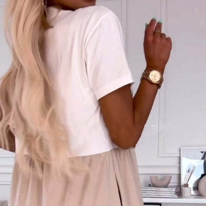 ✨2025 Spring Sale✨💖 V-Ausschnitt Elegante Lange Frauenkleider
