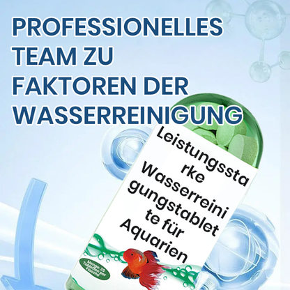 ♻️💧Leistungsfähige Tablette zur Reinigung von Aquarienwasser