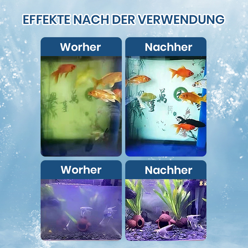 ♻️💧Leistungsfähige Tablette zur Reinigung von Aquarienwasser