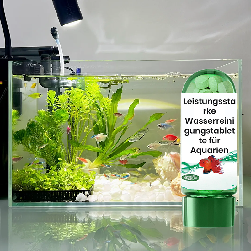 ♻️💧Leistungsfähige Tablette zur Reinigung von Aquarienwasser
