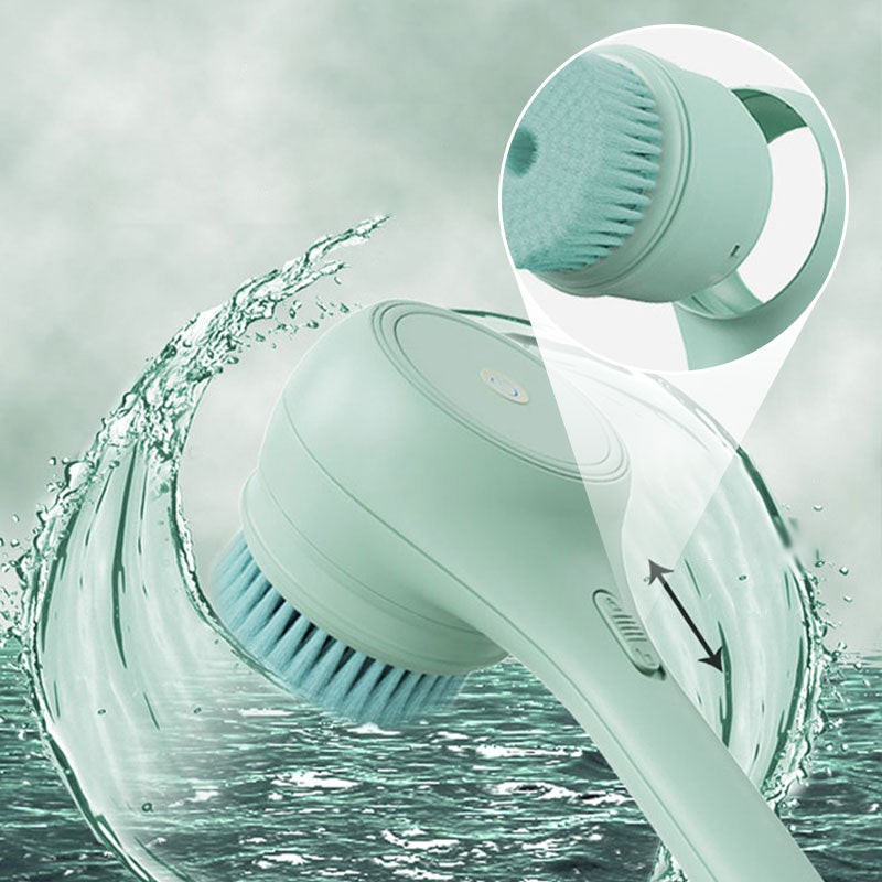 🔥NUR HEUTE SALE 50% OFF🔥Elektrischer Badeschrubber Langer Griff Bürste🛁✨