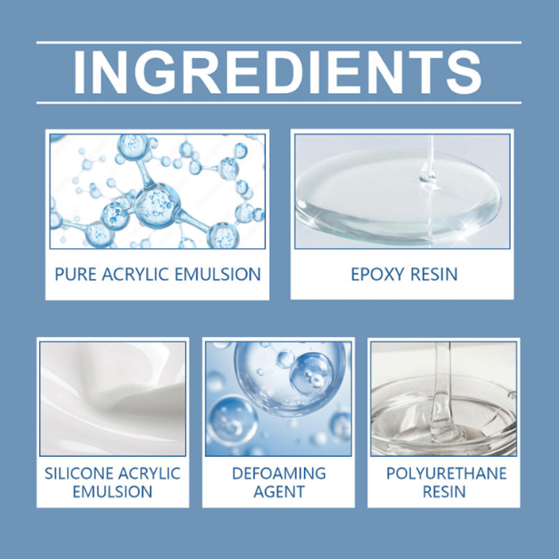 🏠💦Vielseitiger, schnell trocknender, transparenter, wasserfester Klebstoff