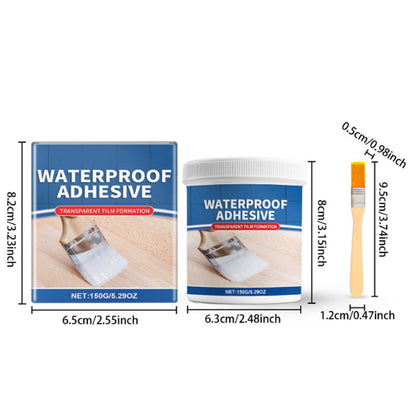 🏠💦Vielseitiger, schnell trocknender, transparenter, wasserfester Klebstoff